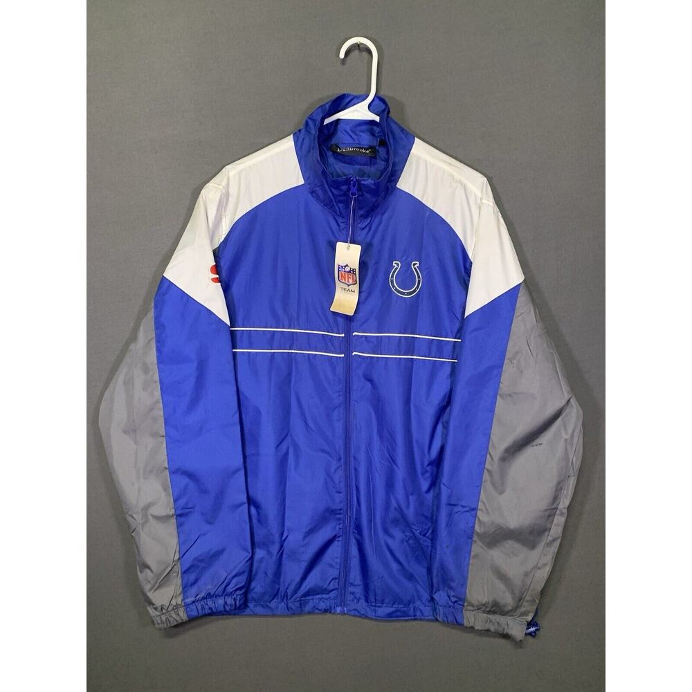 Indianapolis Colts Windbreaker Jacket Sports Illustrated NFL Football Dunbrooke